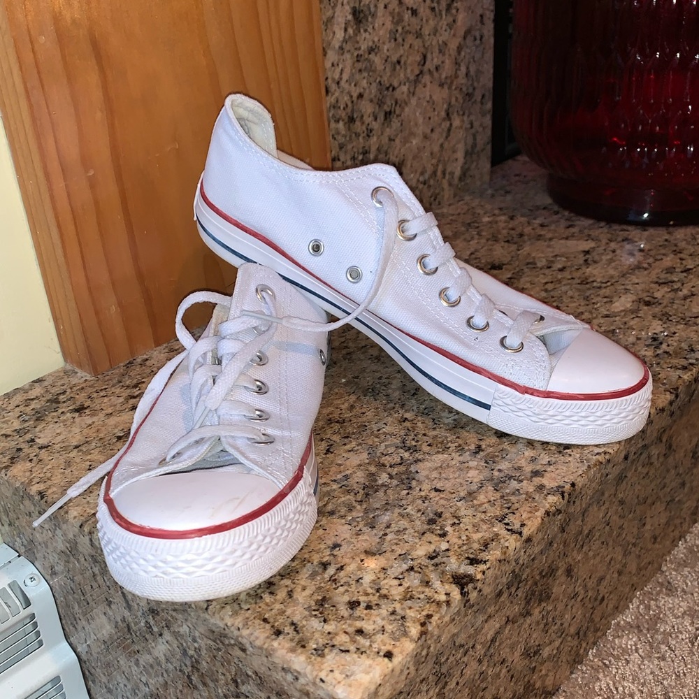 Authentic White All-Star Converse Shoes